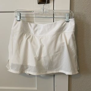 Lululemon Play off the Pleats Skort - White - Size 8